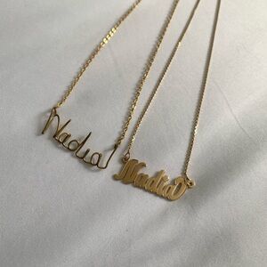 Gold Name Necklace